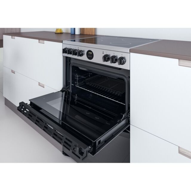 Indesit ID67V9HCXUK Catalytic, Electric Double Oven, 60cm, A Energy