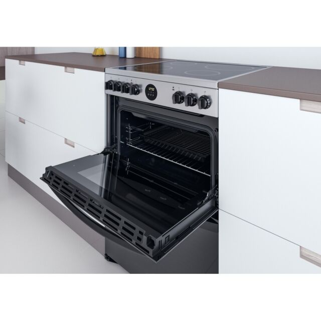 Indesit ID67V9HCXUK Catalytic, Electric Double Oven, 60cm, A Energy