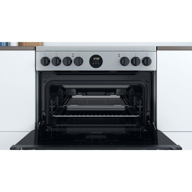 Indesit ID67V9HCXUK Catalytic, Electric Double Oven, 60cm, A Energy