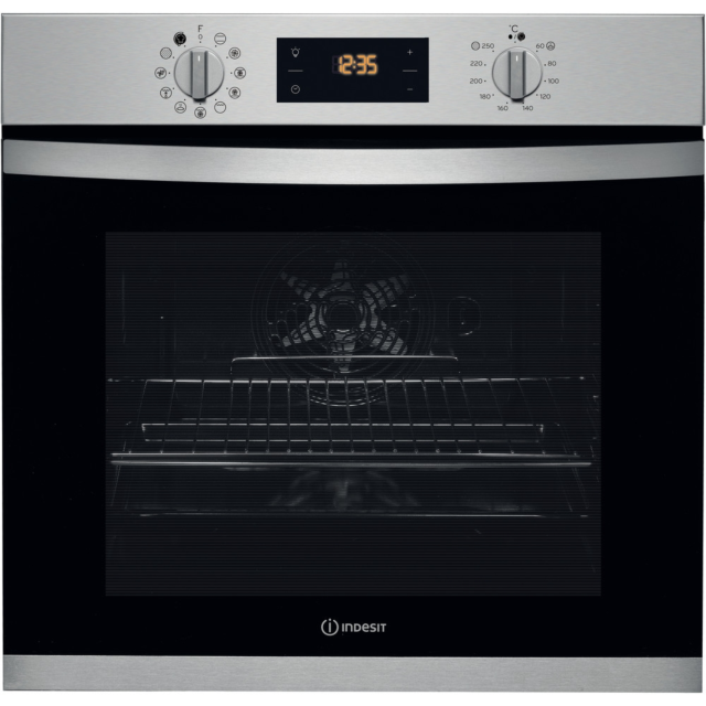 Indesit IFW3841PIX Pyrolytic Cleaning, Single Oven, Electric, A+ Energy
