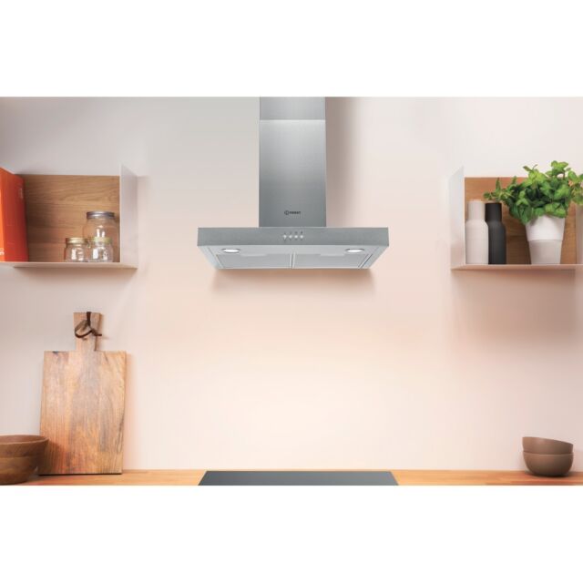 Indesit IHBS65LMX 60cm Chimney Hood