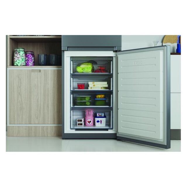Indesit INFC850TI1SAQUA1 Fridge Freezer 60cm, Frost Free, F Energy