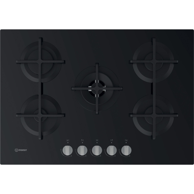 Indesit ING72TBK 75cm Gas Hob