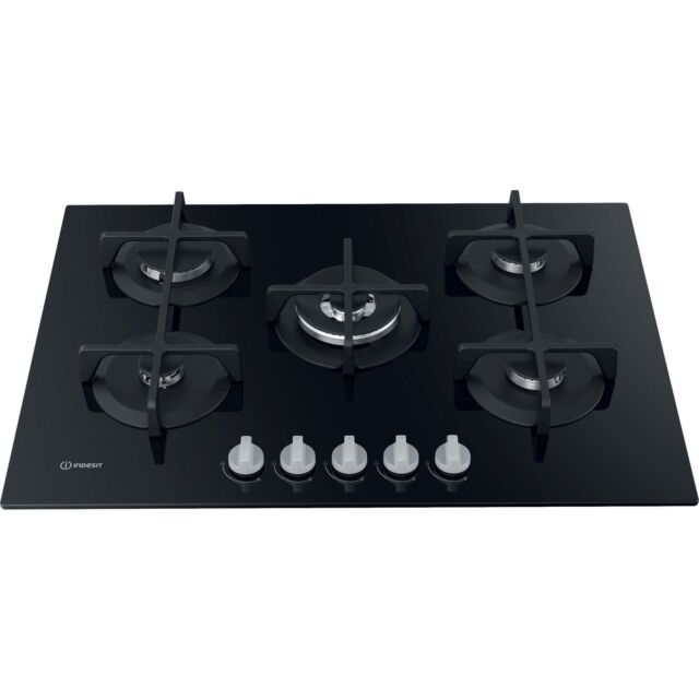 Indesit ING72TBK 75cm Gas Hob