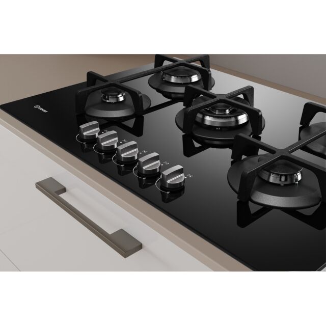 Indesit ING72TBK 75cm Gas Hob