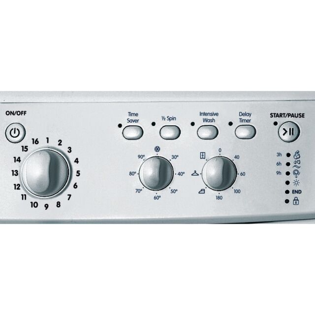Indesit IWDC65125SUKN Washer Dryer 6Kg Wash, 5Kg Dryer, 1200 Spin, F/F Energy