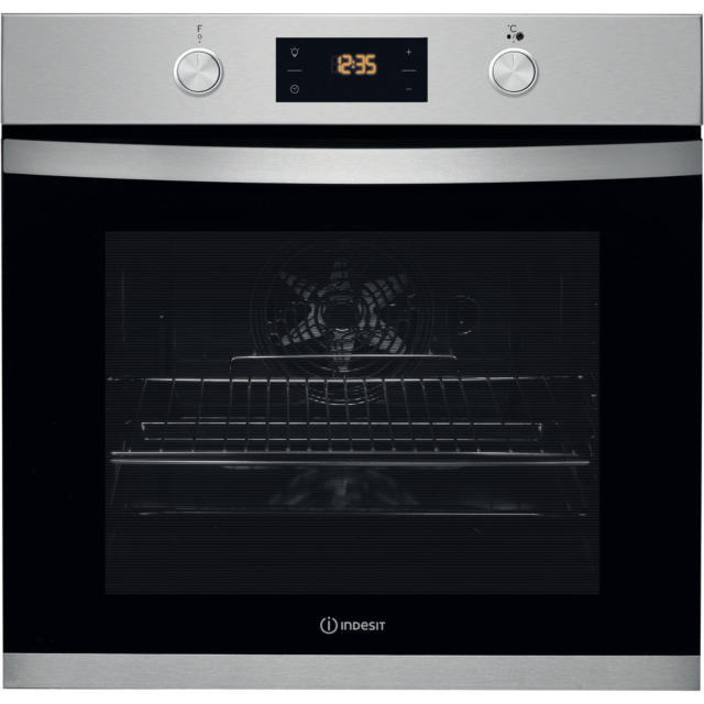 Indesit KFW3841JHIX Hydrolytic Cleaning, Single Oven, Electric,  A+ Energy