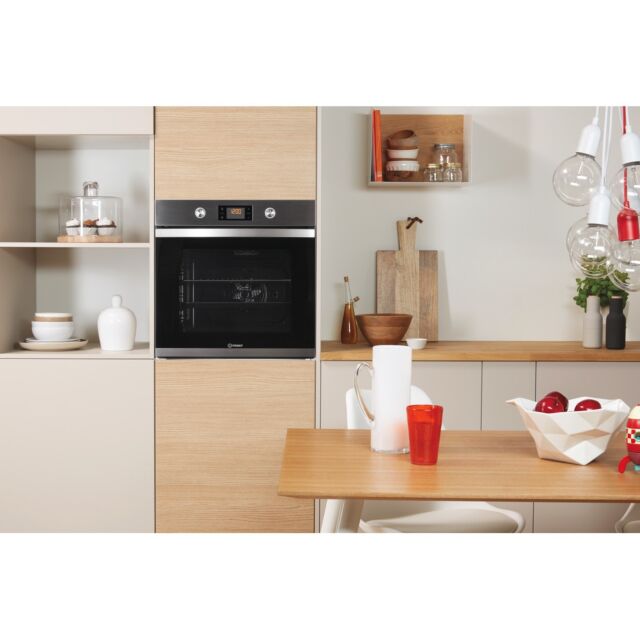 Indesit KFW3841JHIX Hydrolytic Cleaning, Single Oven, Electric,  A+ Energy
