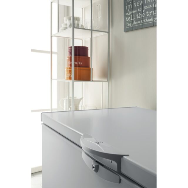 Indesit OS1A200H21 Chest Freezer, 80cm, Manual Defrost, F Energy