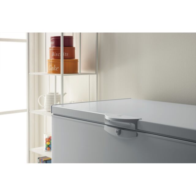 Indesit OS1A200H21 Chest Freezer, 80cm, Manual Defrost, F Energy