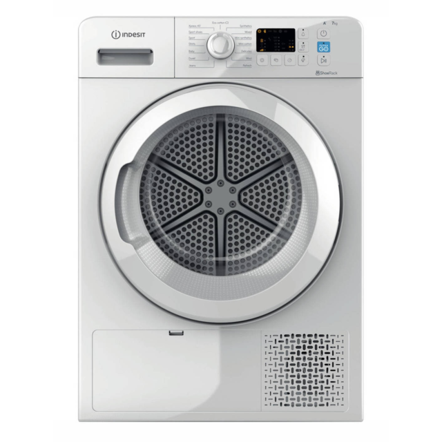 Indesit YTM1071R Heat Pump Tumble Dryer, 7kg Capacity, A+ Energy