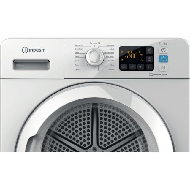 Indesit YTM1182XUK FS Heatpump Tumble Dryer, 8Kg, A++ Energy