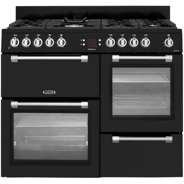 Leisure CK110F232K Cookmaster Dual Fuel Cooker Black 