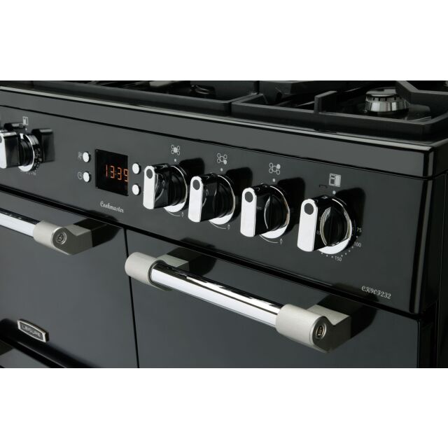 Leisure CK90G232K Black Cookmaster Gas Cooker Black