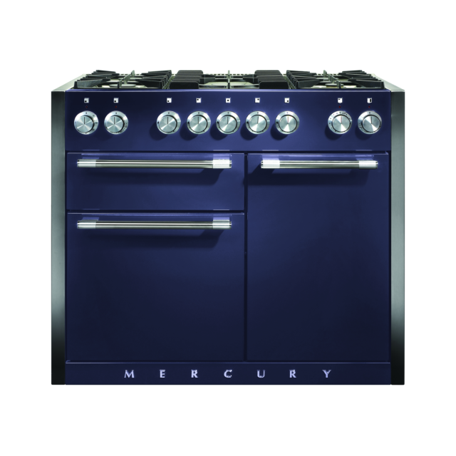 Mercury 1082 110cm Dual Fuel Range Cooker, Blueberry