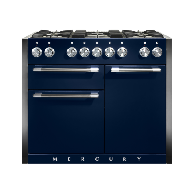 Mercury 1082 110cm Dual Fuel Range Cooker, Indigo