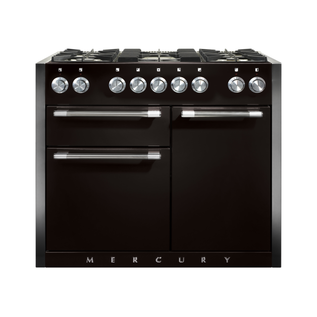 Mercury 1082 110cm Dual Fuel Range Cooker, Liquorice