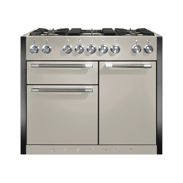 Mercury 1082 110cm Dual Fuel Range Cooker, Oyster 