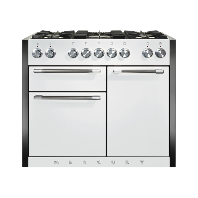 Mercury 1082 110cm Dual Fuel Range Cooker, Snowdrop