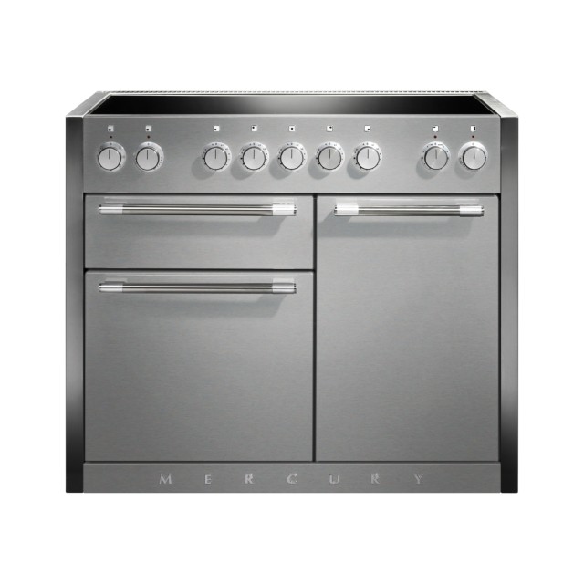 Mercury 1082 110cm Induction Range Cooker, Stainless Steel