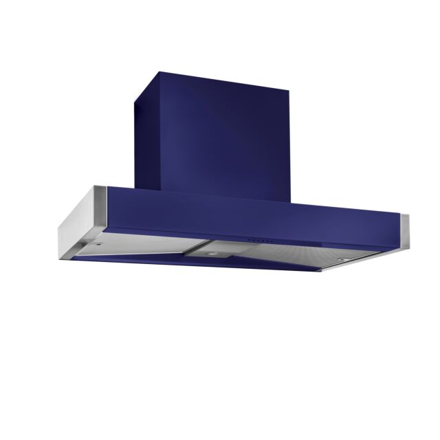 Mercury 1200 120cm Slab Canopy Chimney Extractor Hood, Liquorice 