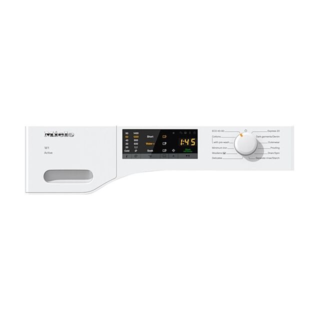 Miele WCA020 7kg Honeycomb drum, 1400rpm spin, A+++-10%, Very quiet (50/74dB), CapDosing, 12 program