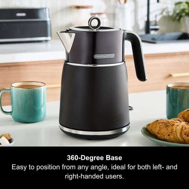 Morphy Richards 100744 1.5 Litres Signature Matt Jug Kettle - Black
