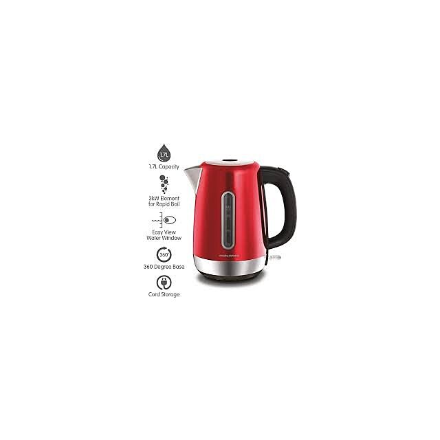 Morphy Richards 102785 1.7 Litres Jug Kettle - Red