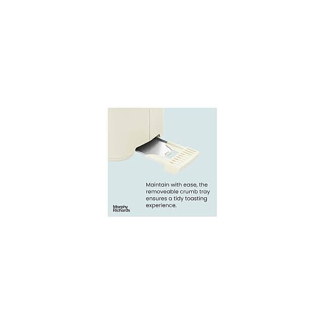 Morphy Richards 222065 MorphyRichards 222065 2 Slice Toaster - Cream