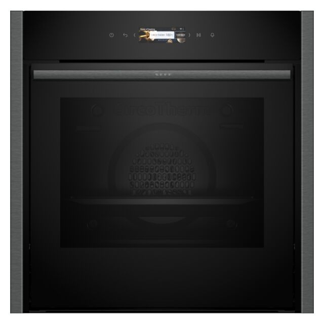 Neff B54CR31G0B Black with Grap Electronic, 3.7inch Full Touch TFT Display, Circotherm, 14 functions, 
