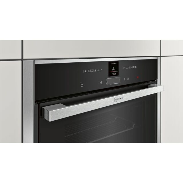 Neff B57CR22N0B Pyrolytic, Single Multifunction Oven, Electric, A+ Energy