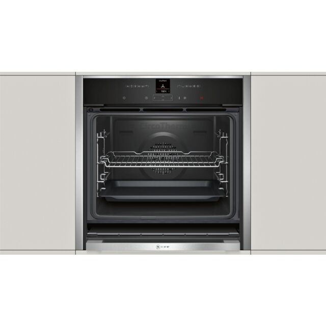 Neff B57CR22N0B Pyrolytic, Single Multifunction Oven, Electric, A+ Energy