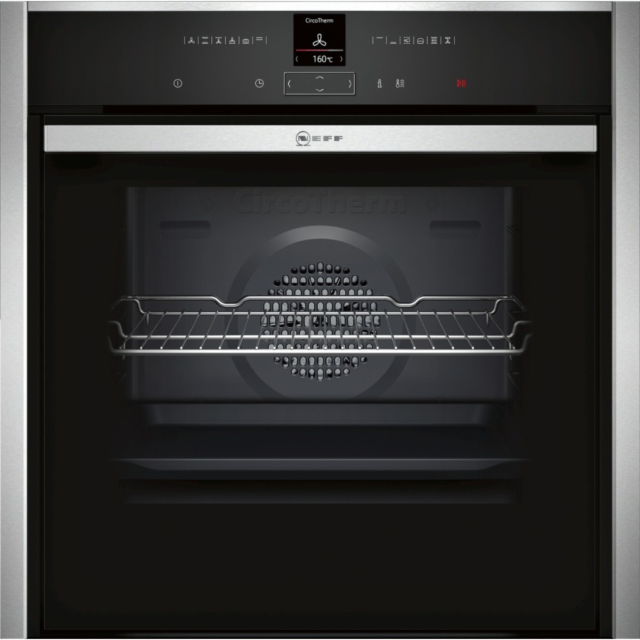 Neff B57CR23N0B Pyrolytic, Single Multifunction Oven, Electric, A+ Energy