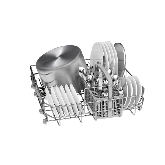 Neff S145ITS04G Semi Built In Full Size Dishwasher, 12 Place Settings, E Energy