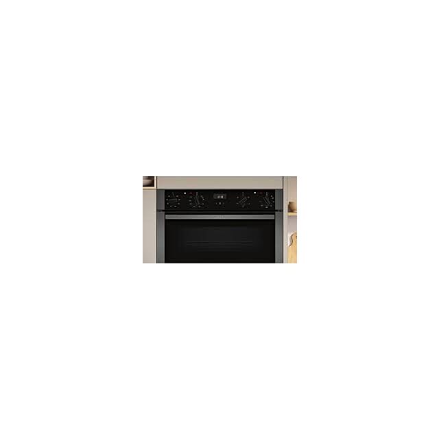 Neff U1ACE2AG3B 59.4cm Built In Electric Double Oven - Graphite Grey