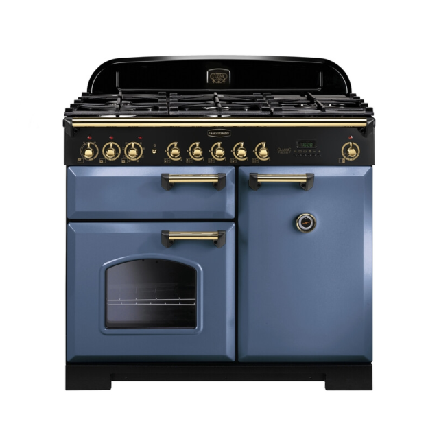Rangemaster CDL100DFFSB/B 129520 CLASSIC DL 100 DF STONE BLUE/BRASS