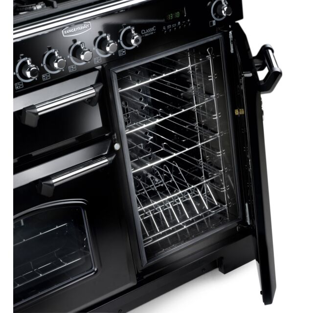Rangemaster Classic Deluxe 100cm Dual Fuel Slate Range Cooker