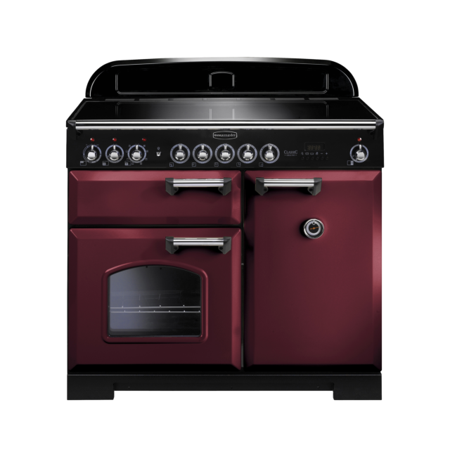 Rangemaster Classic Deluxe 100cm Induction Cranberry Range Cooker