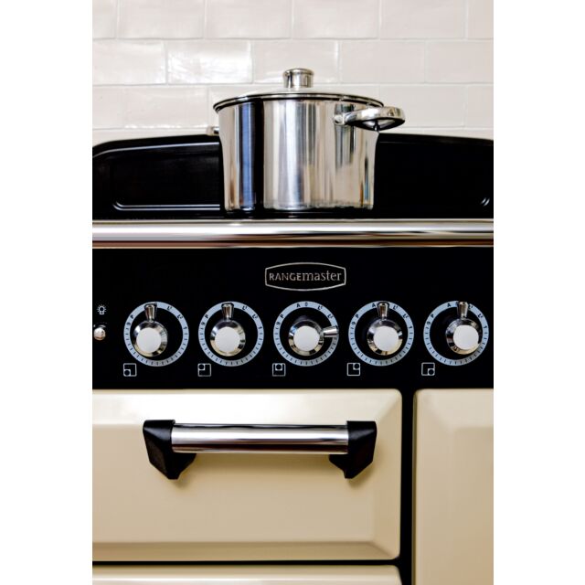 Rangemaster Classic Deluxe 100cm Induction Cranberry Range Cooker