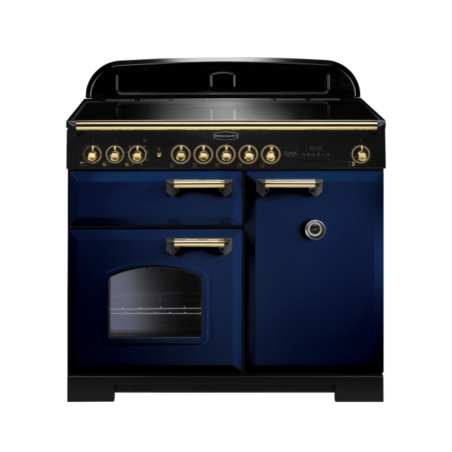Rangemaster Classic Deluxe 100cm Induction Blue Range Cooker