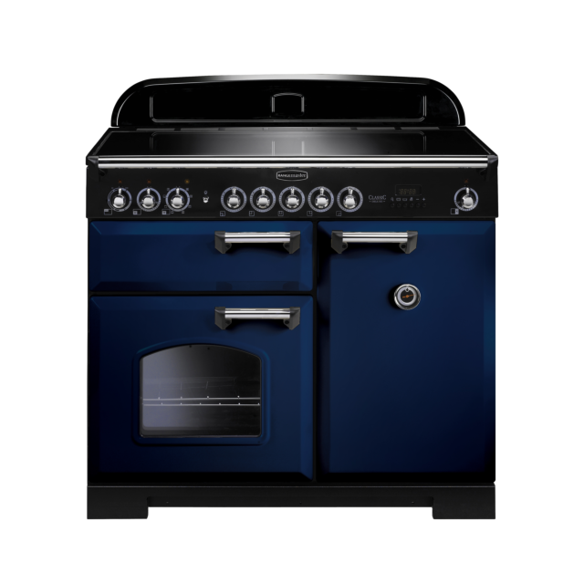 Rangemaster Classic Deluxe 100cm Induction Blue Range Cooker