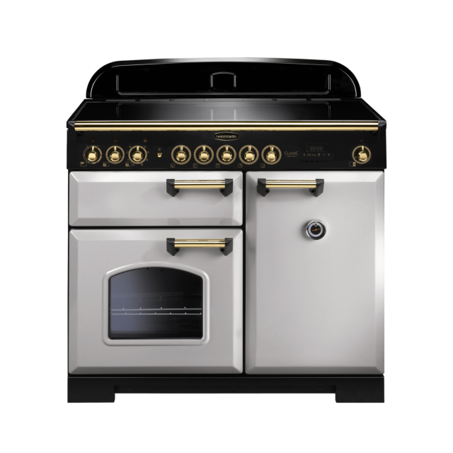 Rangemaster Classic Deluxe 100cm Induction Royal Pearl Range Cooker