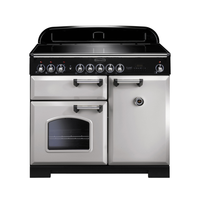 Rangemaster Classic Deluxe 100cm Induction Royal Pearl Range Cooker