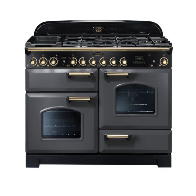 Rangemaster Classic Deluxe 110cm Dual Fuel Slate Range Cooker