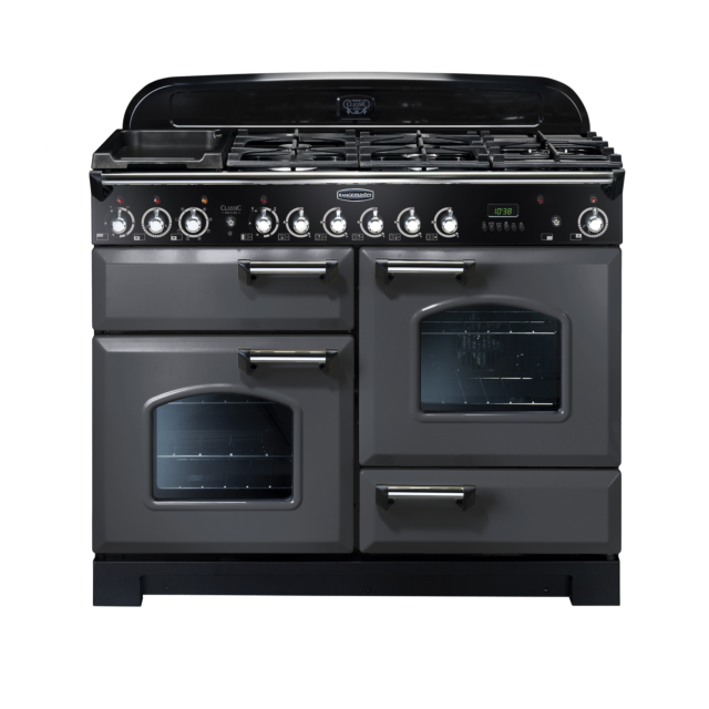 Rangemaster Classic Deluxe 110cm Dual Fuel Slate Range Cooker