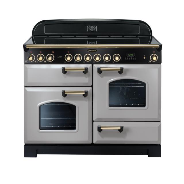 Rangemaster Classic Deluxe 110cm Ceramic Royal Pearl Range Cooker