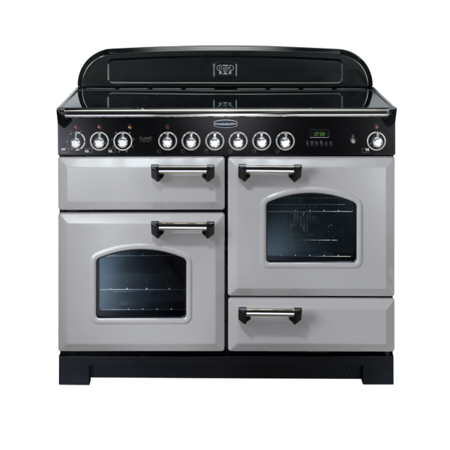 Rangemaster Classic Deluxe 110cm Ceramic Royal Pearl Range Cooker