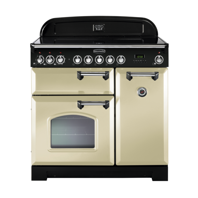 Rangemaster Classic Deluxe 90cm Ceramic Cream Range Cooker