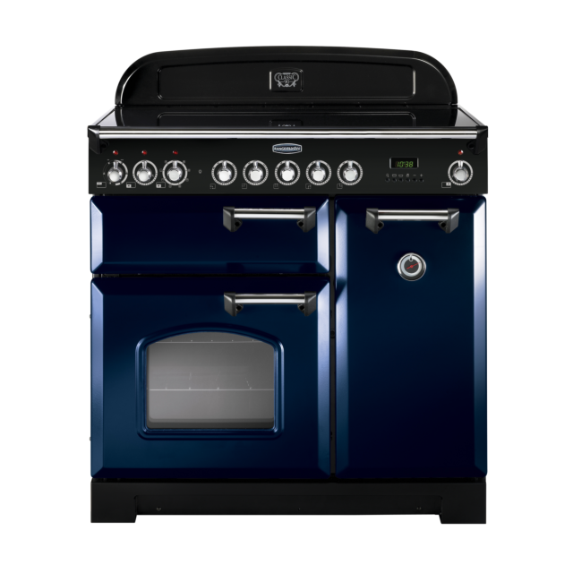 Rangemaster Classic Deluxe 90cm Induction Blue Range Cooker