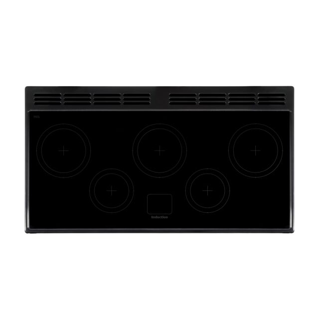 Rangemaster Classic 110cm Induction Black Range Cooker